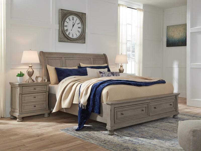 Lettner Signature Design by Ashley Bed with 2 Storage Drawers image