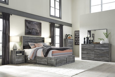 Baystorm Signature Design 5-Piece Bedroom Set with 6 Storage Drawers image