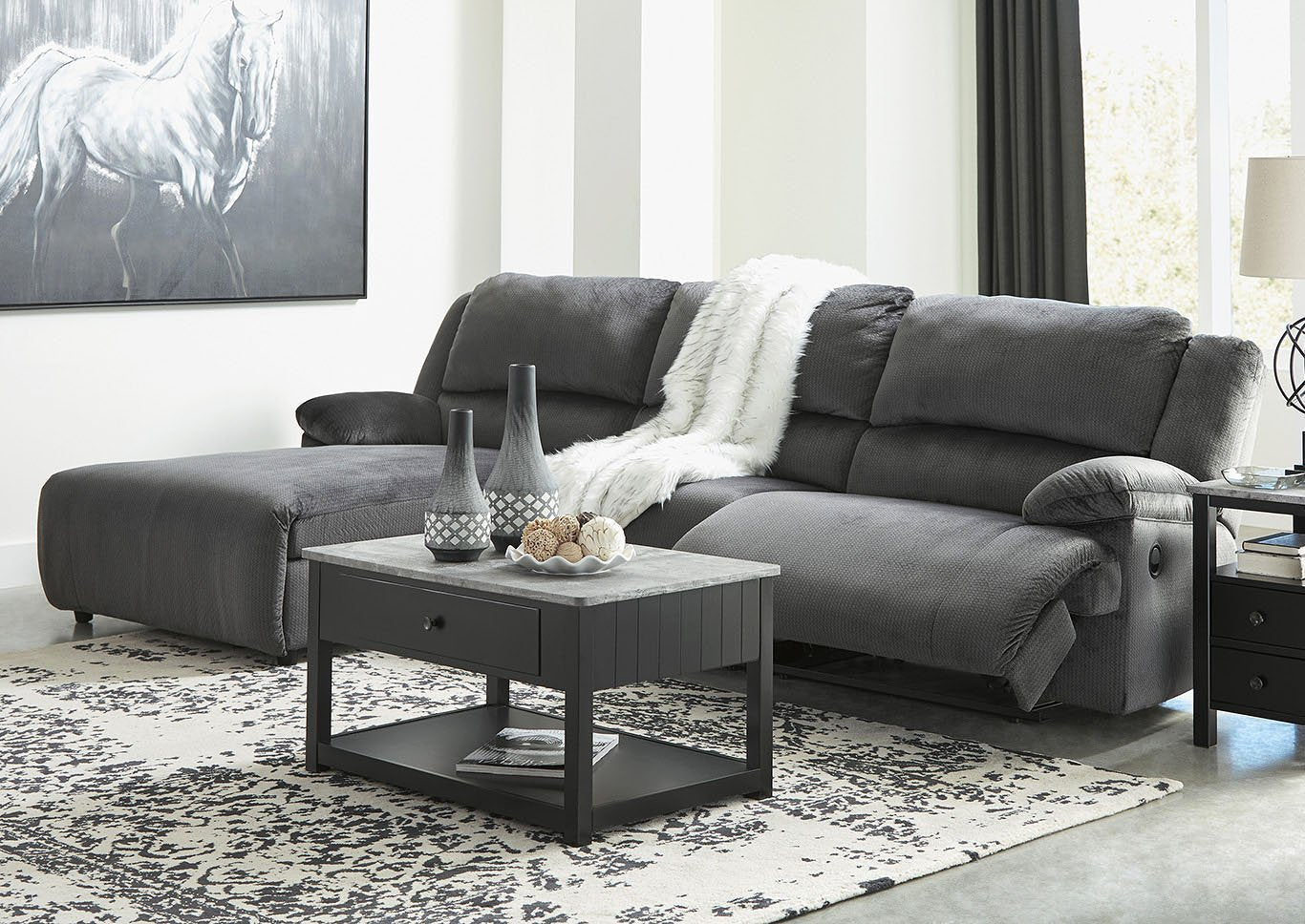 Clonmel 3 piece reclining sectional with chaise new arrivals