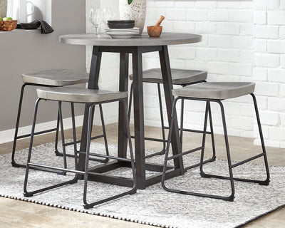 Showdell Signature Design by Ashley Round DRM Counter Table image