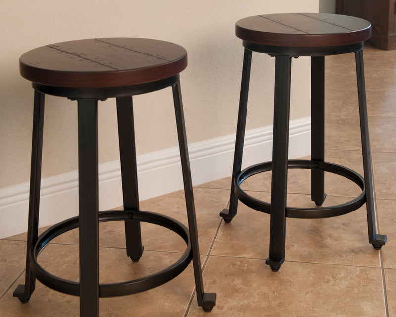Challiman Signature Design by Ashley Barstool image