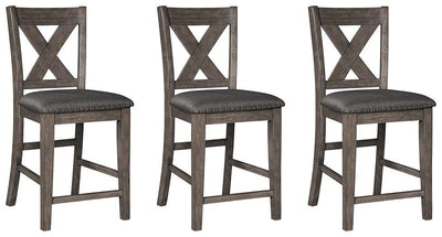 Caitbrook  Dining Room Counter Height Bar Stool Set of 3 image