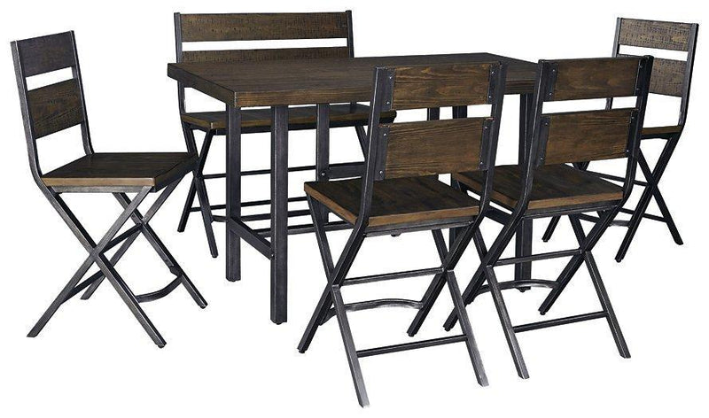 Kavara Signature Design 6-Piece Counter Height Dining Room Package image