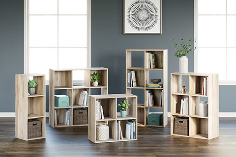 Vaibryn Four Cube Organizer - Dream Furniture Outlet
