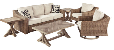 Beachcroft Signature Design 5-Piece Outdoor Conversation Set image