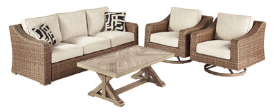 Beachcroft Signature Design 4-Piece Outdoor Conversation Set image