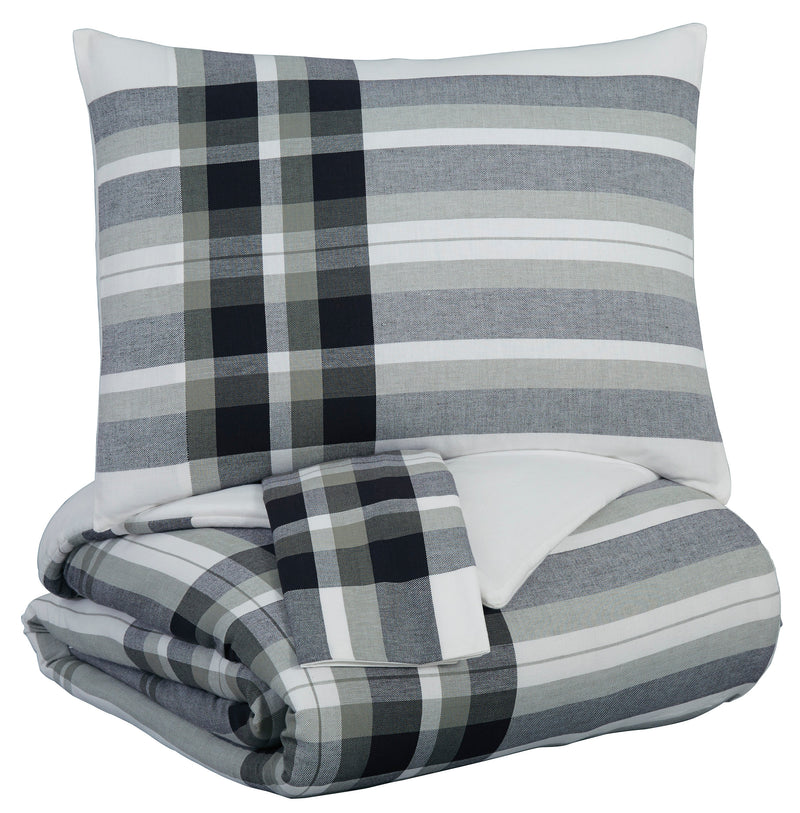 Stayner 3-Piece King Comforter Set - Dream Furniture Outlet