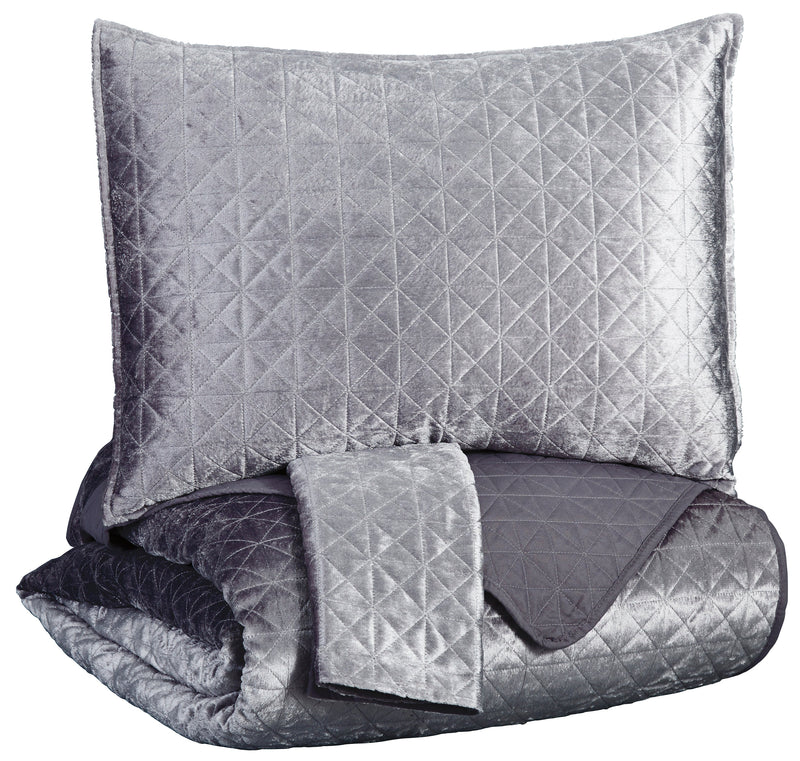Maryam 3-Piece Queen Coverlet Set - Dream Furniture Outlet