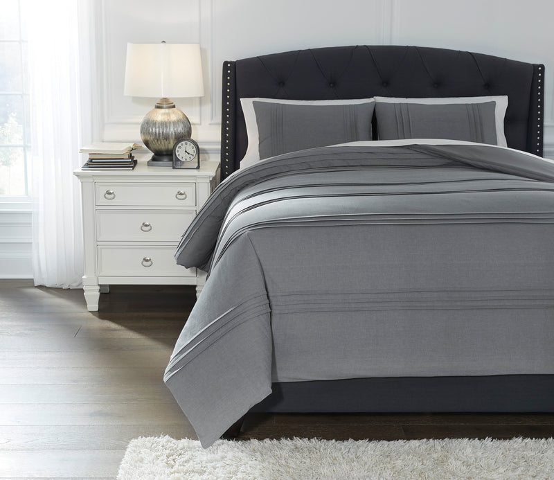 Mattias 3-Piece Queen Comforter Set - Dream Furniture Outlet