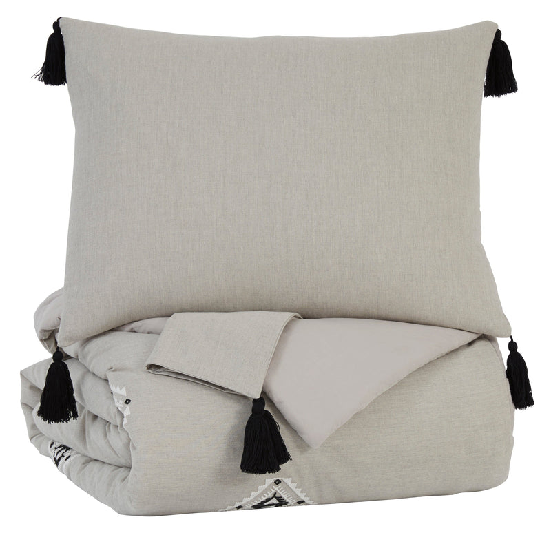 Jawanza 3-Piece Queen Comforter Set - Dream Furniture Outlet