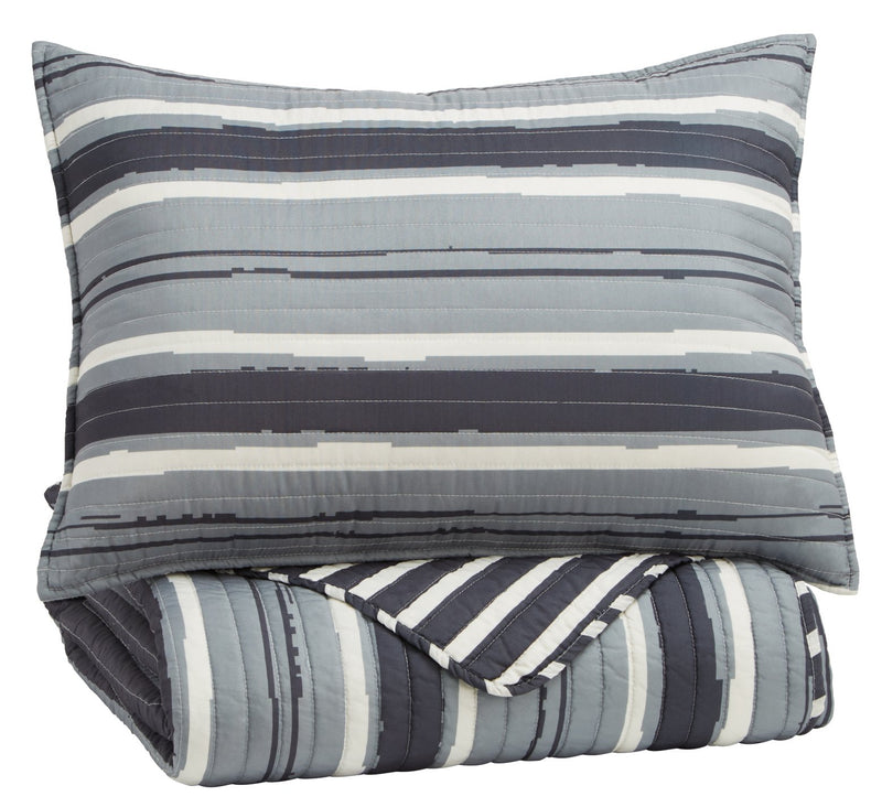 Merlin Signature Design by Ashley Coverlet Set Twin image
