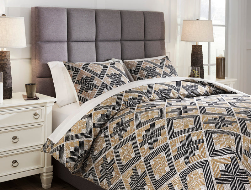 Scylla 3-Piece King Comforter Set - Dream Furniture Outlet