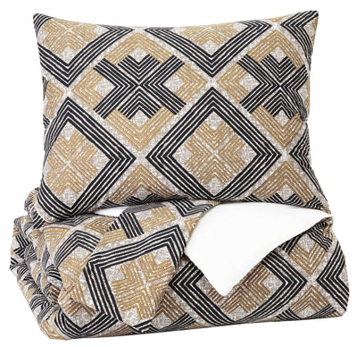 Scylla 3-Piece King Comforter Set - Dream Furniture Outlet