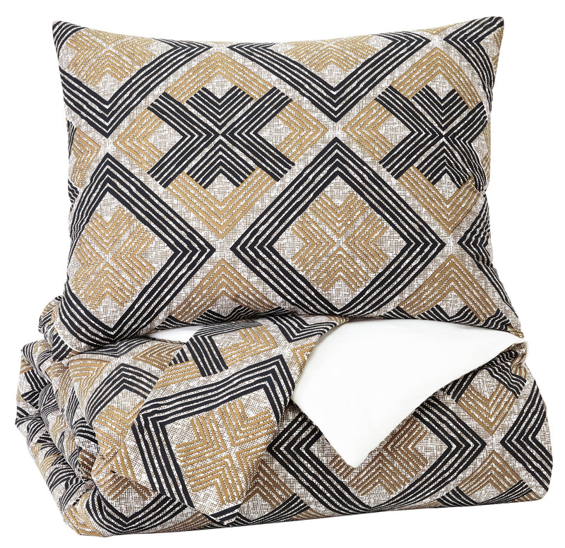 Scylla 3-Piece King Comforter Set - Dream Furniture Outlet