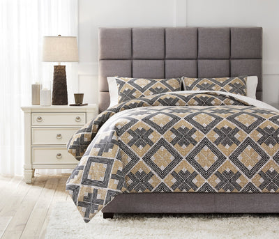 Scylla 3-Piece King Comforter Set - Dream Furniture Outlet