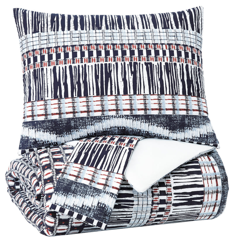 Shilliam 3-Piece King Comforter Set - Dream Furniture Outlet
