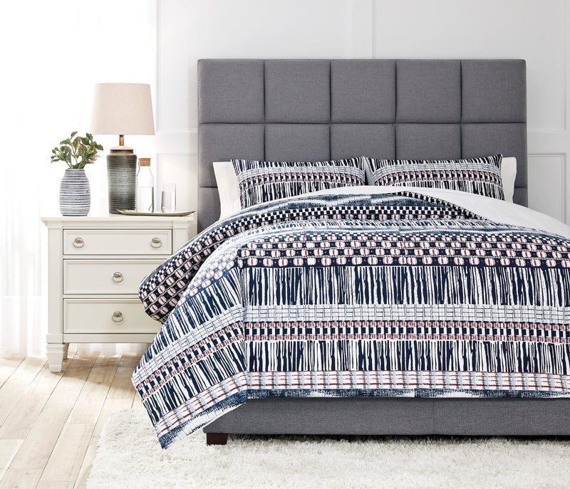 Shilliam 3-Piece King Comforter Set - Dream Furniture Outlet