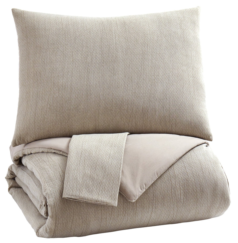 Mayda 3-Piece Queen Comforter Set - Dream Furniture Outlet