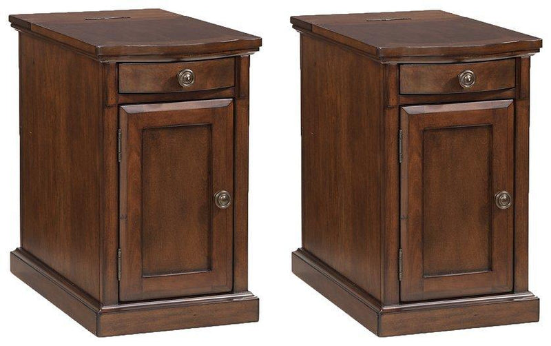 Laflorn Medium Brown Signature Design 2-Piece End Table Set image