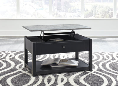 Ezmonei Signature Design by Ashley Cocktail Table Lift image