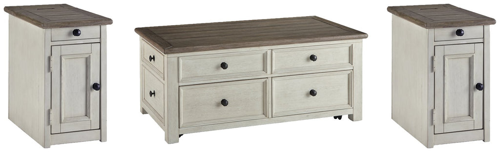 Signature Design by Ashley Bolanburg Occasional Table Set - Thumbnail 2