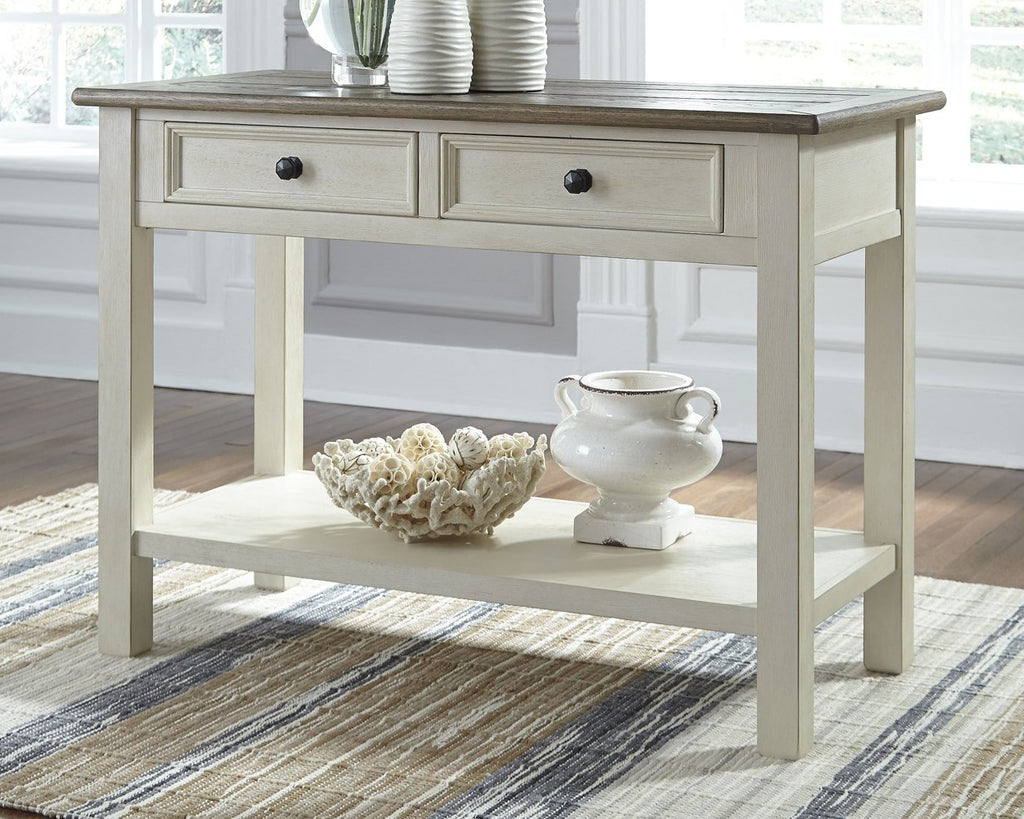 Signature Design by Ashley Bolanburg Sofa Table - Thumbnail 5