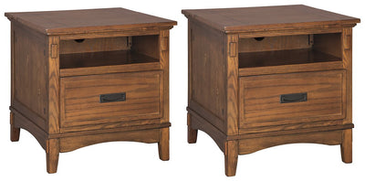Cross Island Signature Design 2-Piece End Table Set image