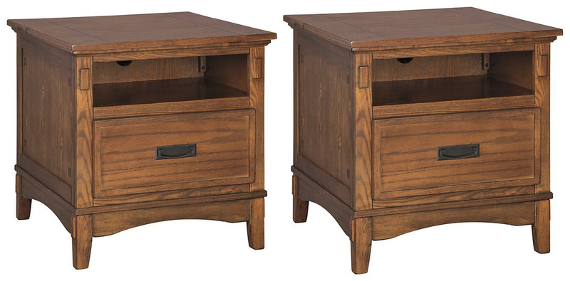 Cross Island Signature Design 2-Piece End Table Set image