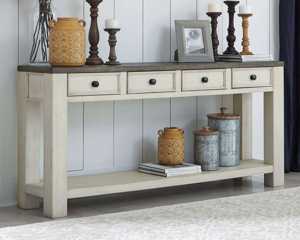 Signature Design by Ashley Bolanburg Sofa Table - Thumbnail 4
