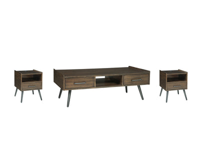 Calmoni Signature Design 3-Piece Occasional Table Set image