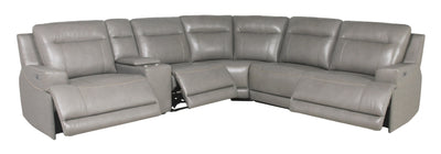 Goal Keeper 6-Piece Power Reclining Sectional - Dream Furniture Outlet