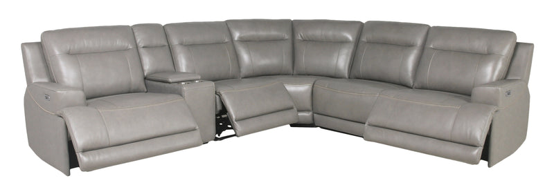 Goal Keeper 6-Piece Power Reclining Sectional - Dream Furniture Outlet