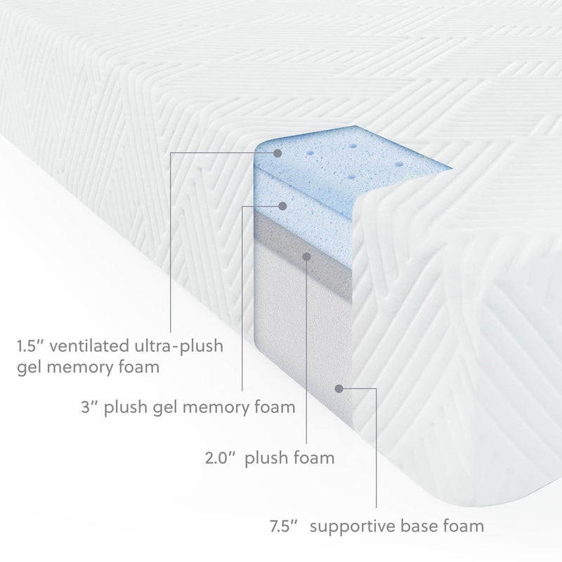 Wellsville 14" Gel Foam Mattress