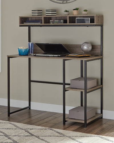Daylicrew Signature Design by Ashley Home Office Desk and Hutch image