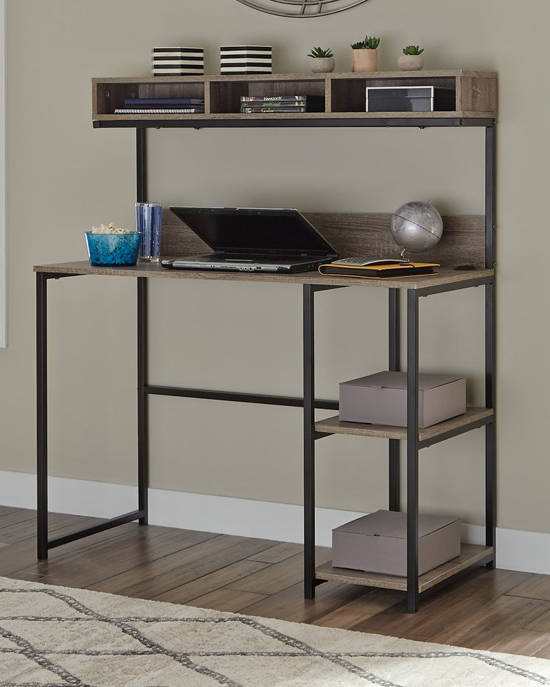 Daylicrew Signature Design by Ashley Home Office Desk and Hutch image