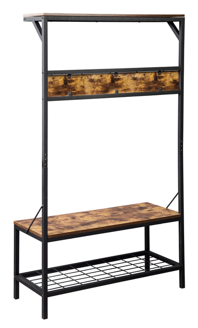 Bevinfield Hall Tree with Storage Bench - Dream Furniture Outlet