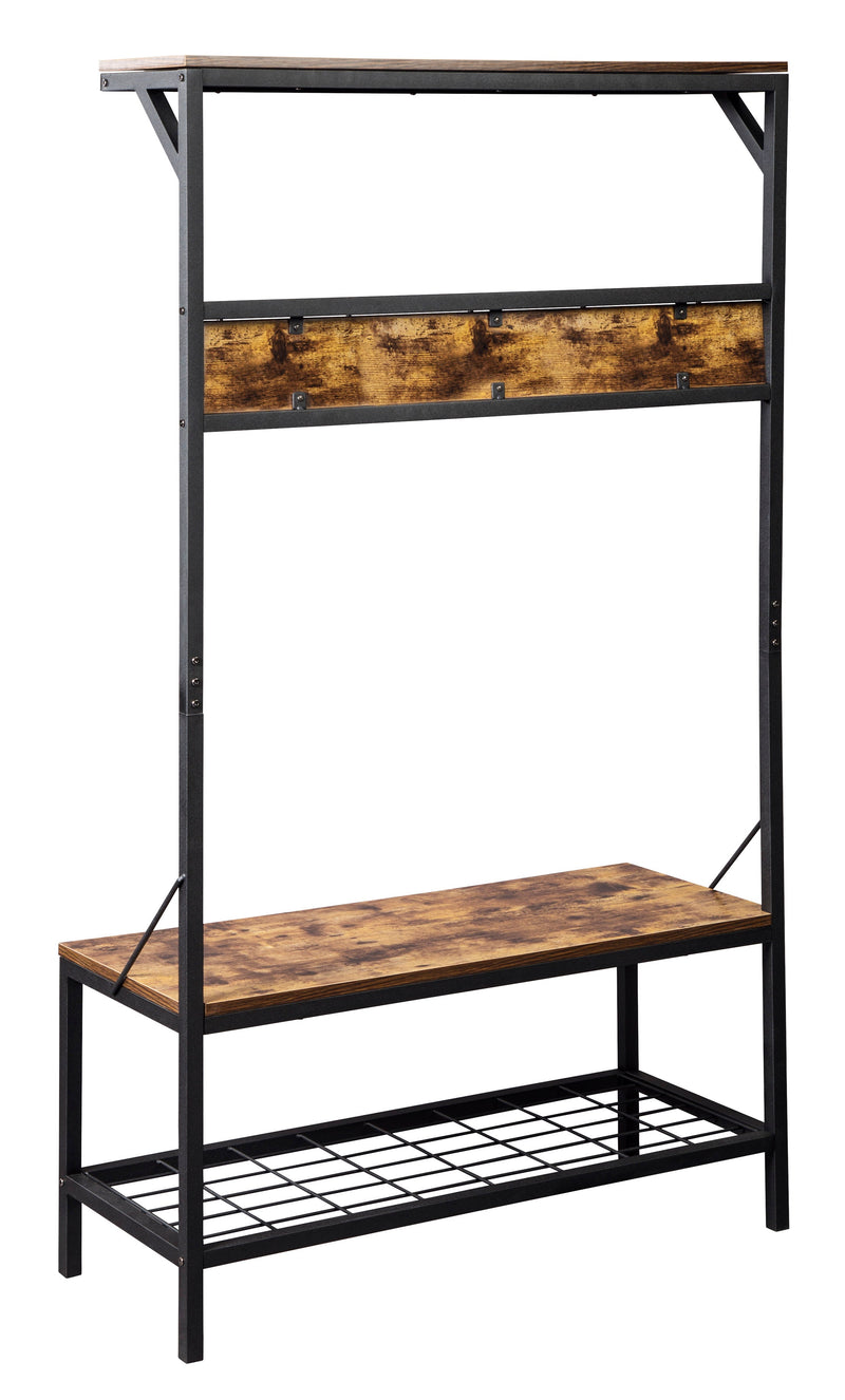 Bevinfield Hall Tree with Storage Bench - Dream Furniture Outlet
