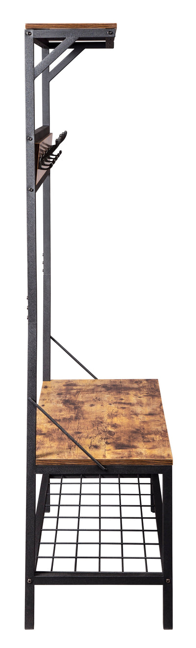 Bevinfield Hall Tree with Storage Bench - Dream Furniture Outlet