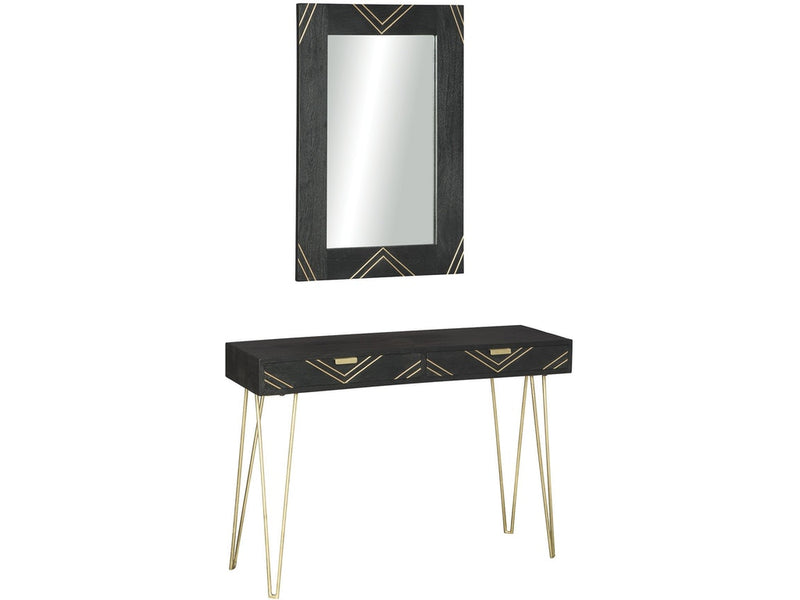 Coramont Console Table with Mirror - Dream Furniture Outlet