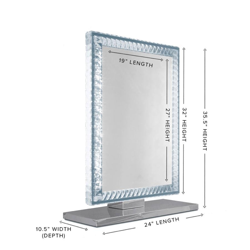 DIAMOND COLLECTION PRINCESS PREMIUM ILLUMINATED VANITY MIRROR.